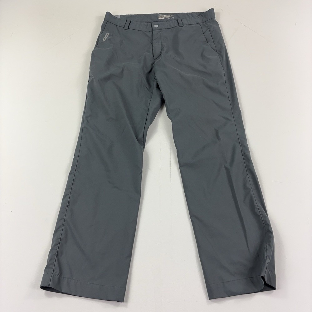 Nike Golf Tour Performance Pants Mens 34x30 Gray Dri-FIT Reflective 509737-021